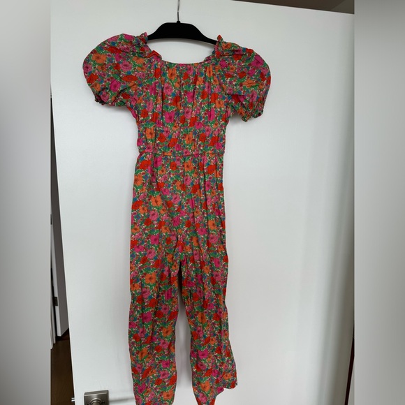 Jcrew Girls' puff-sleeve jumpsuit in Liberty® fabrics size 7 - Picture 3 of 5